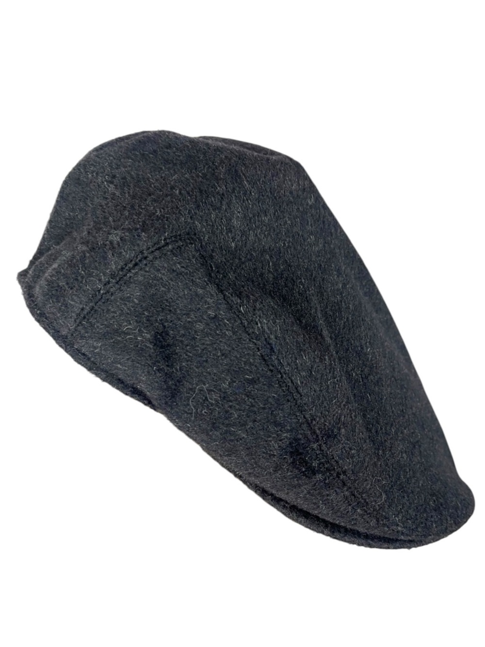 Stetson Charcoal Grey Wool Blend Newsboy Cap Hat Mens XL